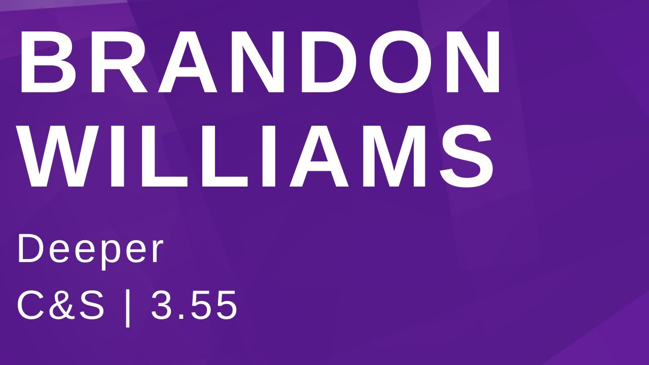 Tonton Brandon Williams Deeper (C&S) di YouTube
