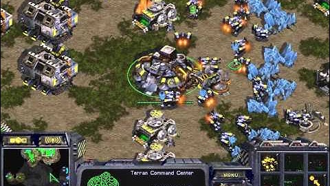 Starcraft Brood War Terran vs Protoss in Python 1.3