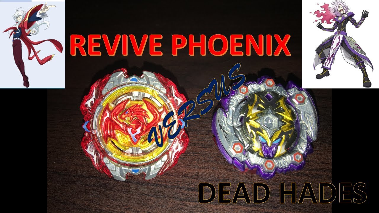 Beyblade Burst Turbo Revive Phoenix Vs Dead Hades BEYBLADE BATTLE: TAKARA TOMY'S REVIVE PHOENIX VS DEAD HADES BEYBLADES