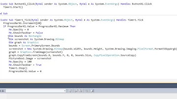 TUTORIAL VISUAL BASIC: Creare un programma che cattura lo schermo (fa una foto allo schermo) [ITA]