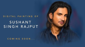 Digital Painting of Sushant Singh Rajput | Coming Soon