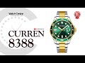 Curren 8388 Green Rolex Like Illuminating Dial Steel Watch Teaser Video