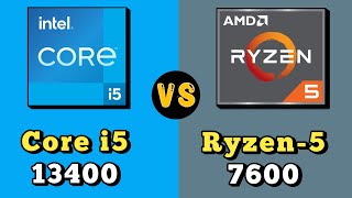 Core-i5 13400 vs Ryzen-5 7600 Processor 🔥 || Intel Core-i5 13400 vs AMD Ryzen-5 7600