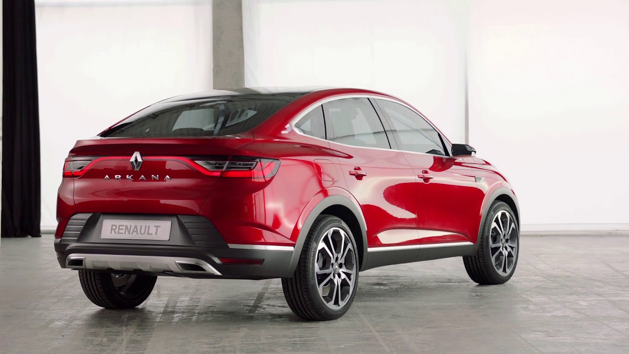 Renault arcana синяя