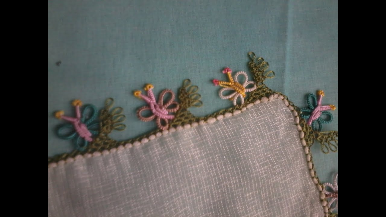 en BAŞ DAN MEKİK OYASI İLE KELEBEK YAPTIM ve MONTAJ YAPTIM