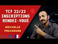 Tcf 2022  2023 inscription et rendez vous  