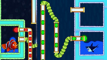 Save the Fish game android mobile game all level solution /fishdom game