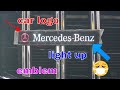 mercedes benz mods car logo light up led emblem for front grill
