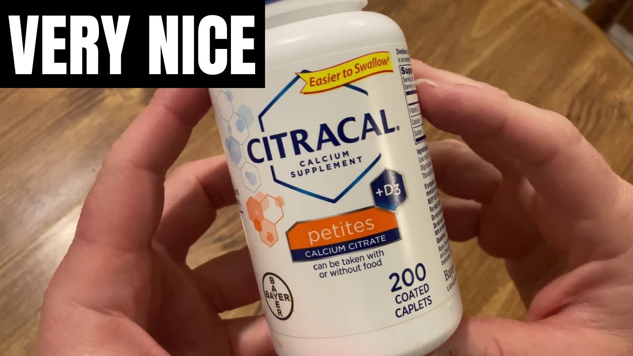 Citracal Calcium Petites with Vitamin D3 YouTube