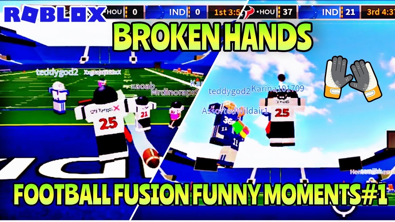 BROKEN HANDS[Football Fusion Funny Moments](JUICY JOHN) YouTube