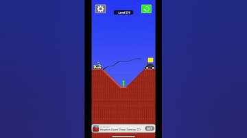 Draw Bridge Lavel 539😎Wait for end #shorts #shortvideo #shortsvideo #bridge #games #gaming #wait