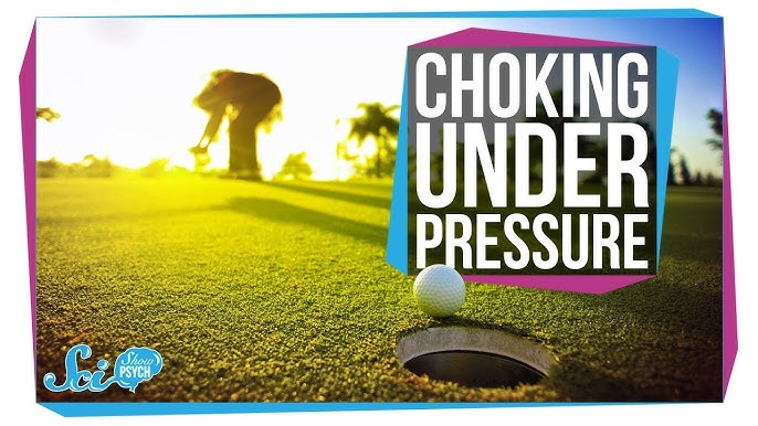 How to stop choking under pressure, British GQ