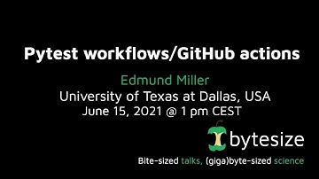Pytest workflows/Github actions (nf-core/bytesize #17)