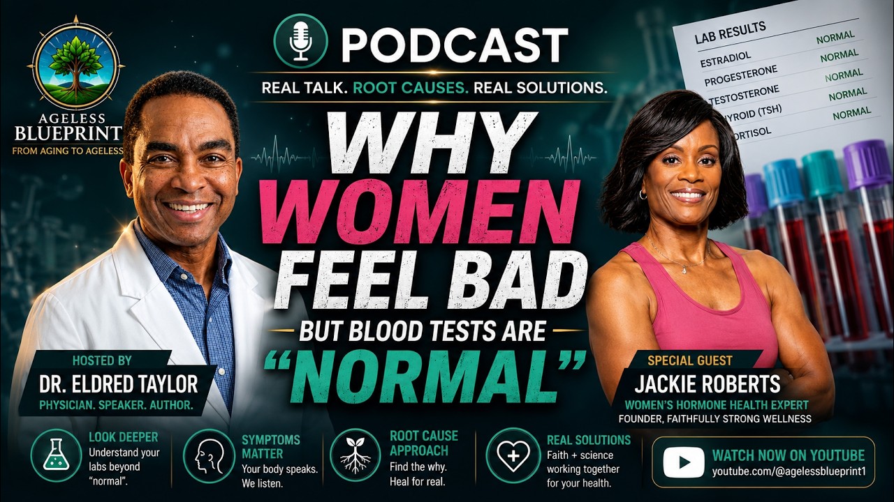 Why Women Feel Bad Even When Blood Tests Are "Normal" | Dr. Eldred Taylor & Jackie Roberts