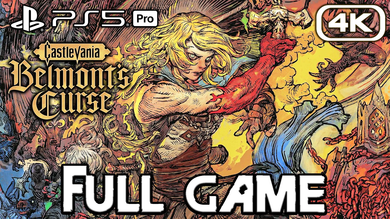 CASTLEVANIA BELMONT'S CURSE Gameplay Walkthrough FULL GAME (4K 60FPS) No Commentary