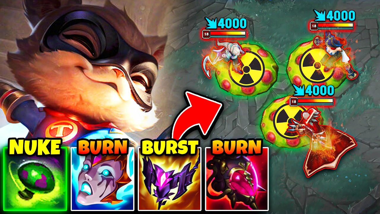 This Teemo build gives you NUCLEAR SHROOMS... (MAXIMUM DAMAGE)