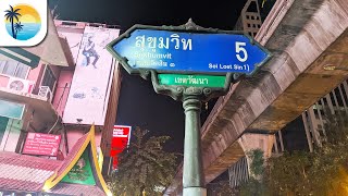 Sukhumvit Soi 5 Nightlife (4K) Bangkok Thailand