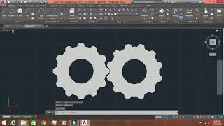 3D Gear Rotate Motion Animation In AutoCAD  Script (Rotate) Command