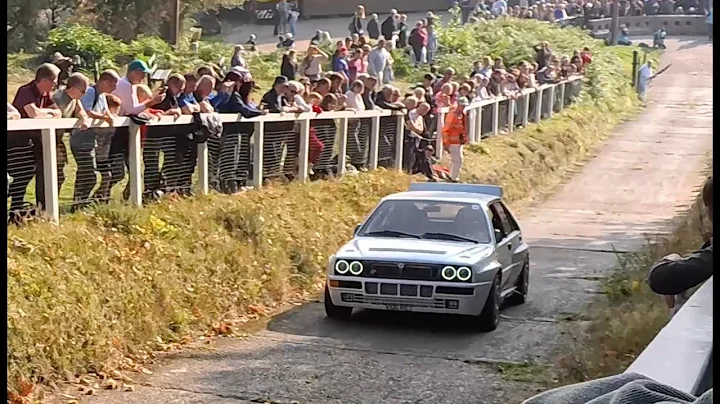 Lancia Delta Integrale takes on the TEST HILL at Brooklands Museum!