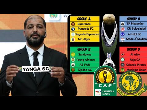 Ratiba Kamili Ya Makundi Klabu Bingwa Afrika 2024 2025 YANGA SC Yapangiwa Timu Hizi Tishio AFRIKA