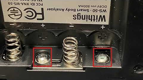 how to fix Withings WS-50 scale no power issue