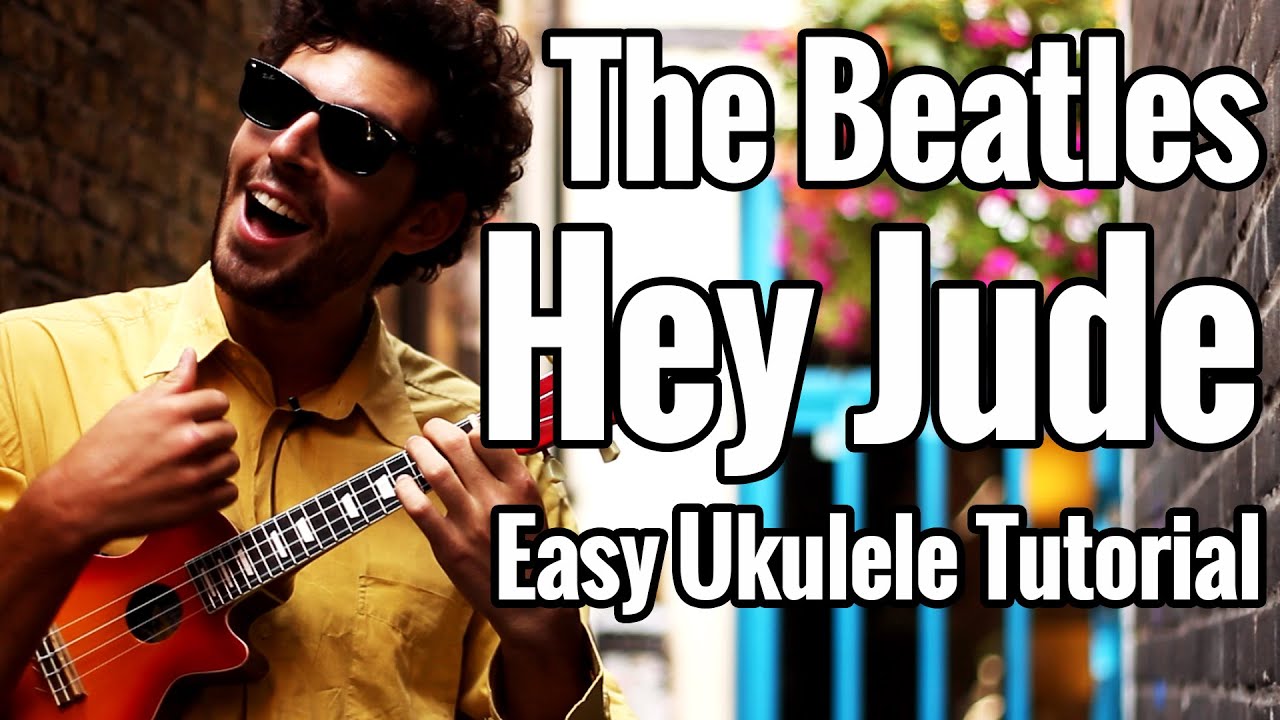 The Beatles - Hey Jude - Ukulele Tutorial - Uke Play Along