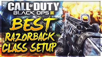 Black Ops 3: "INSANE GUN!!" RAZORBACK BEST CLASS SETUP! (COD BO3 BEST CLASS SETUP)
