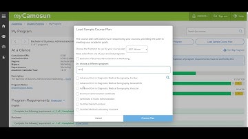 Registration Step 1 - Plan Your Courses