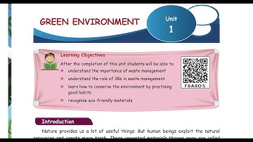 GREEN ENVIRONMENT - PART 3 - UNIT 1 - TERM 3  SCIENCE - 4TH STD - ENGLISH  MEDIUM