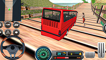 Uphill Offroad Bus Driving Simulator - New Realistic Bus Sim Driver - Android Gameplay