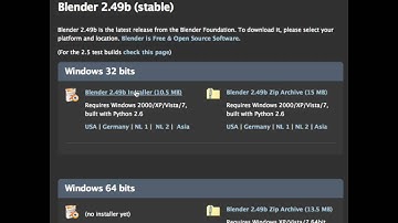 Blender Tutorial 1 - Downloading and Installing Blender