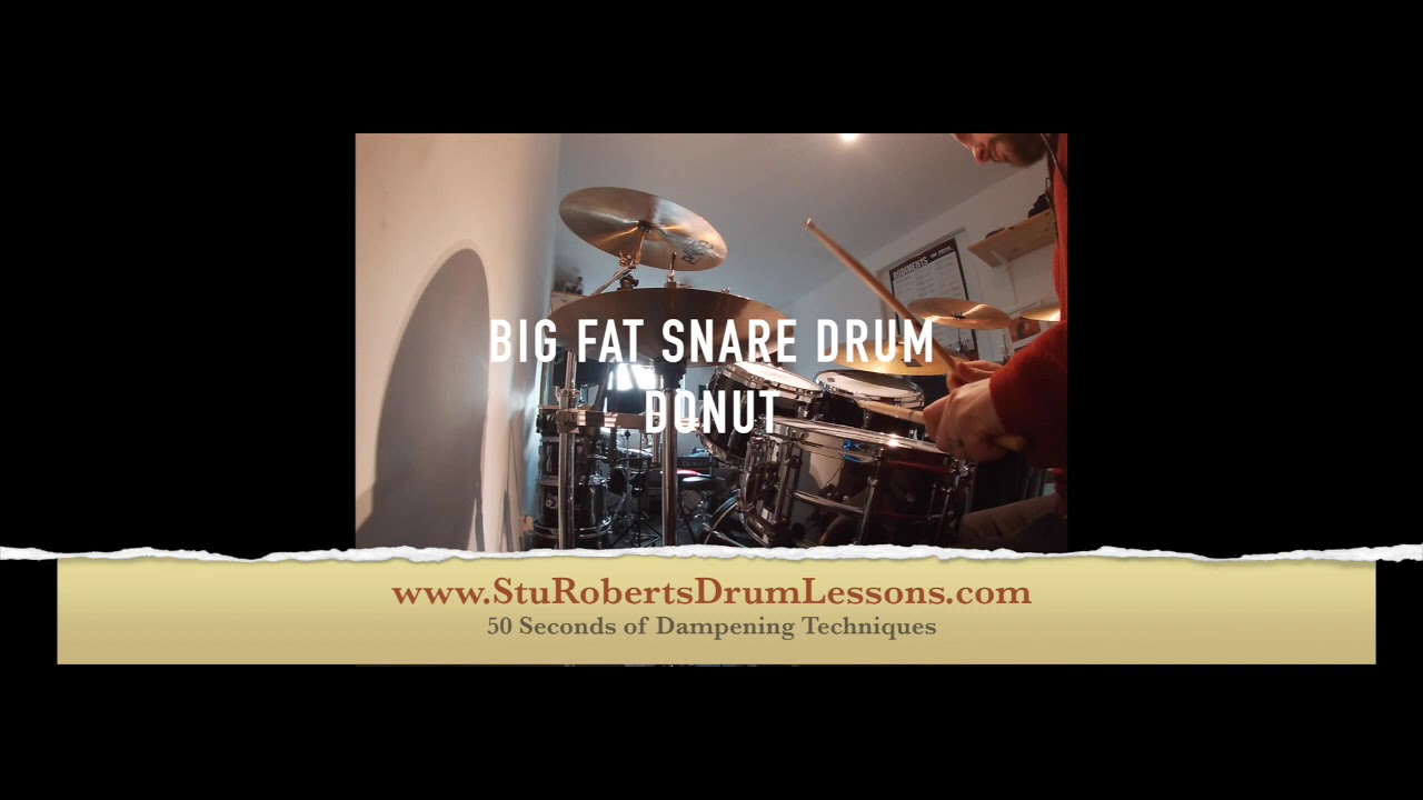50 Seconds of Snare Drum Dampening