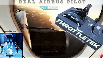 The Ultimate Airbus Thrust Quadrant | Throttletek A320 Flightbox V3 | Real Airbus Captain | MSFS