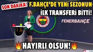 Son Daki̇ka Fbahçede Yeni Sezonun İlk Transferi Bitti Resmi İmzalar Atıldı Hayirli Olsun