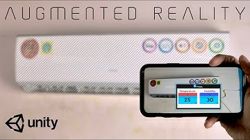 Monitor Temperature using Augmented Reality & IoT