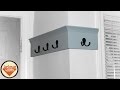 Making a Custom Wall Mounted Coat Hanger Making a Custom Wall Mounted Coat Hanger