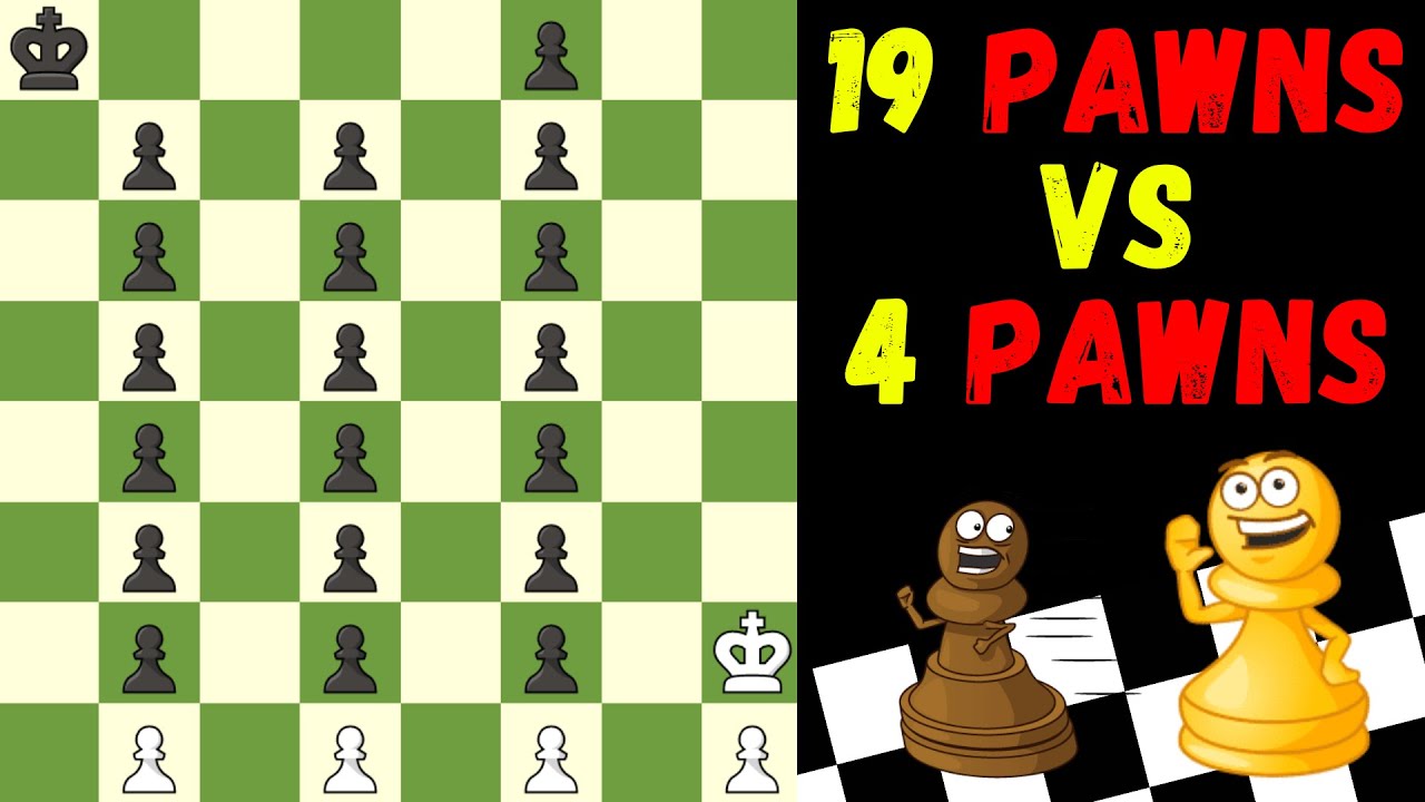 19 Pawns VS 4 Pawns Fairy Chess YouTube