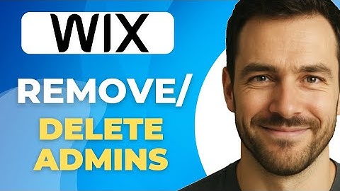 How to Remove or Delete Admin from Wix Website