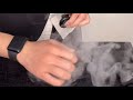 The Smoking Apple Watch Magic Tricks Remote Control mini smoke machine fogger with e-liquide #shorts