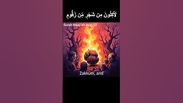 Quran English translation Surah Waqi’ah سورة الواقعة Surat No 56 Ayat No 51 to 56  #holybook #quran