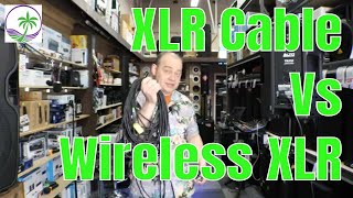 XLR Cable vs wireless XLR Cable How To Use Xvive U3 wireless adapter For LINE Output and Microphones