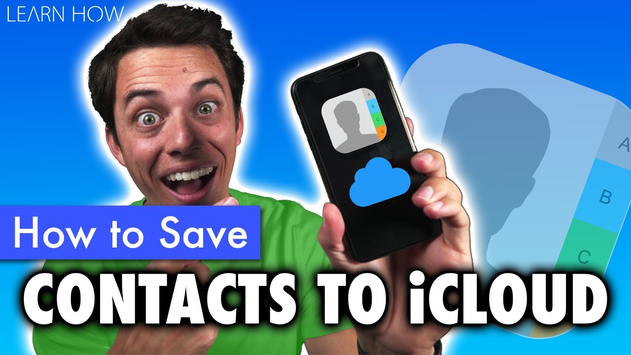 How To Save IPhone Contacts To ICloud YouTube How To Save IPhone Contacts To ICloud YouTube