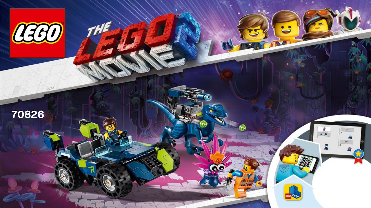LEGO instructions - The Lego Movie 2 - 70826 - Rex's Rex-treme