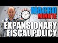 Macro Minute — Expansionary Fiscal Policy