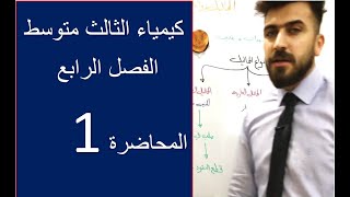 كيمياء الثالث المتوسط - الفصل الرابع - المحاضرة الاولى - منهج 2020