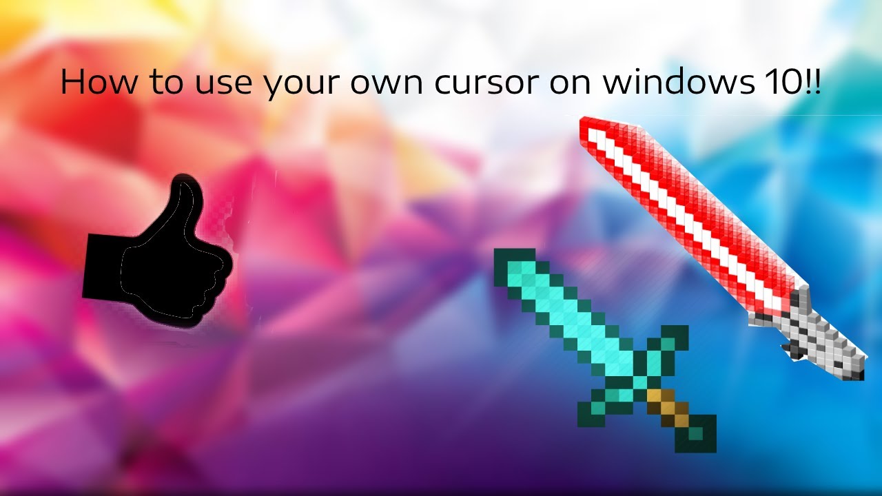 how to customize cursor windoes 10