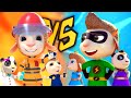 Rescue Team VS Superheroes | Cartoon for Kids | Dolly and Friends