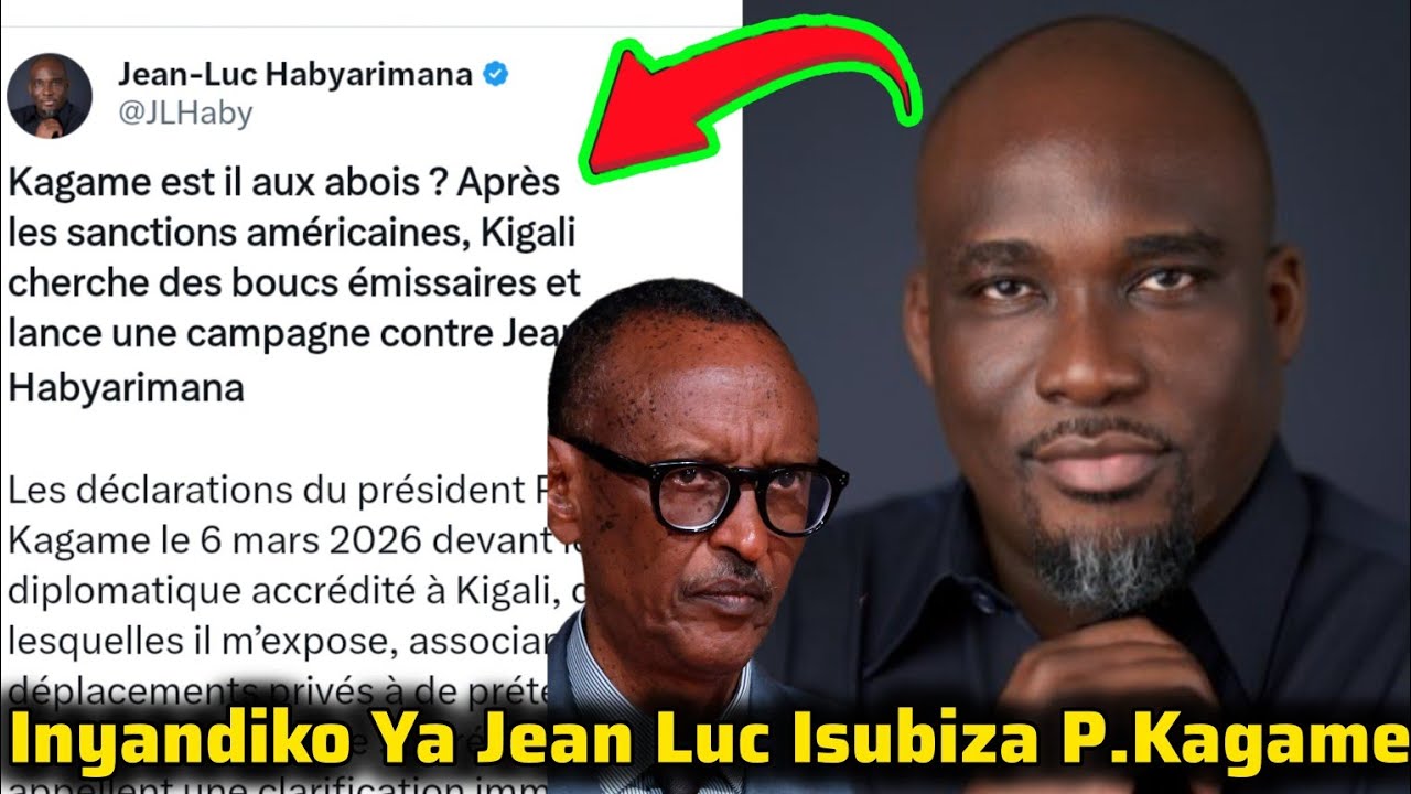 Jean Luc Habyarimana Asubije P.Kagame Wagaragaje Ko Ashaka Kumukorera Coup D'ETAT Yitwaje FDRL 