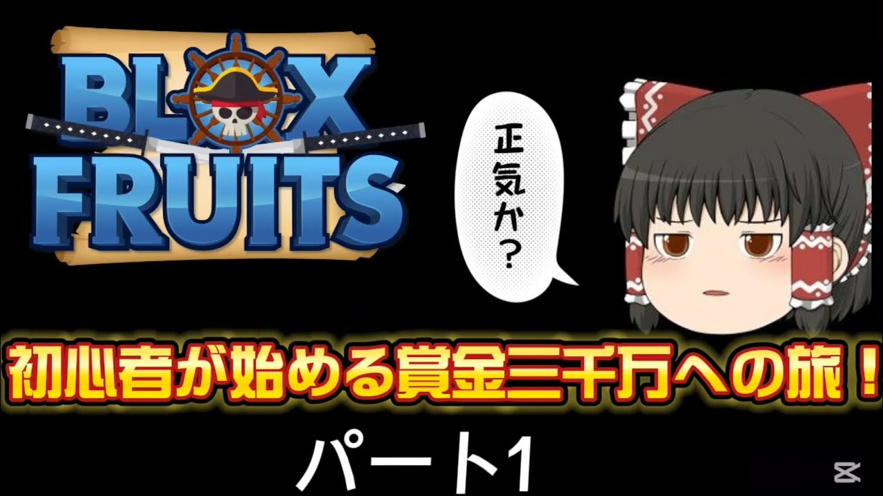 ブロックスフルーツ初心者が賞金3000万を目指す！！！　パート1