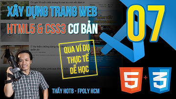 Xây dựng trang web | Bài 7: Trình bày nội dung layout 2 box (zing.vn) | Thầy Hộ Fpoly